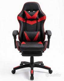 Sedia gaming per scrivania pc console