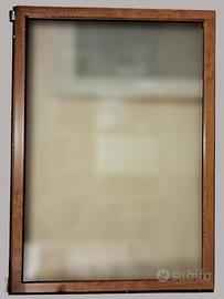 Finestra PVC rovere  vetrocamera antisfondamento.