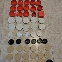 Lotto 60 pezzi scatole derivazione e coperchi