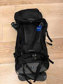 Zaino Osprey Kestrel 38 litri nero