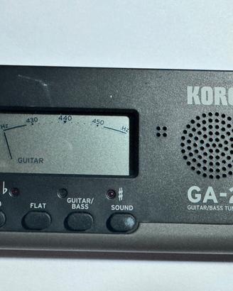 Korg GA-2 Accordatore per Chitarra e Basso