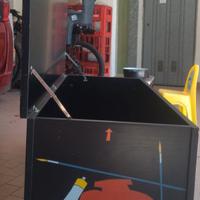 Baule design originale Emilio Tadini