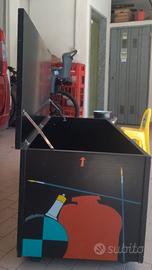 Baule design originale Emilio Tadini