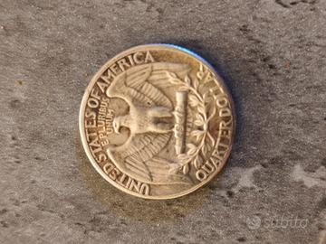 Monete da collezione: Italia 1927 + USA 1964 (arg)