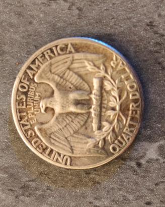 Monete da collezione: Italia 1927 + USA 1964 (arg)