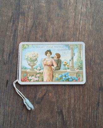 calendario Bertelli 1917 al profumo Venus