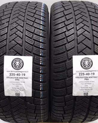 2 GOMME 225 40 19 VREDESTEIN A61468