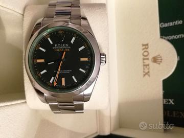 ROLEX ORIGINALE MILGAUSS 116400GV FULL SET