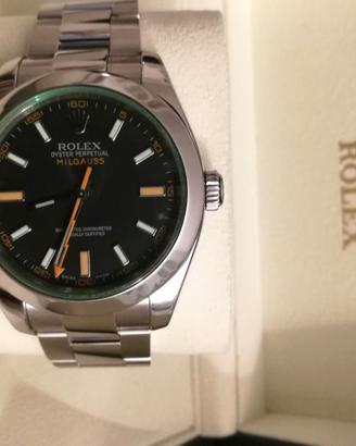 ROLEX ORIGINALE MILGAUSS 116400GV FULL SET