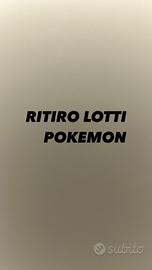 Ritiro lotti Pokemon