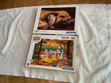 Due puzzle completi della Clementoni