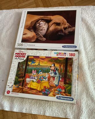 Due puzzle completi della Clementoni