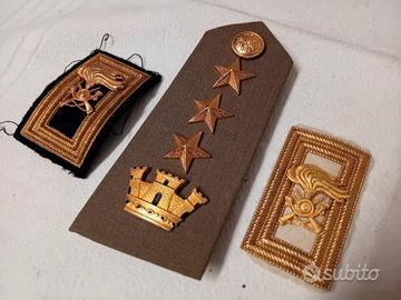 VECCHI FREGI STEMMI GRADI MILITARI VINTAGE