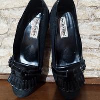 scarpe tacco medio donna nere Valleverde 