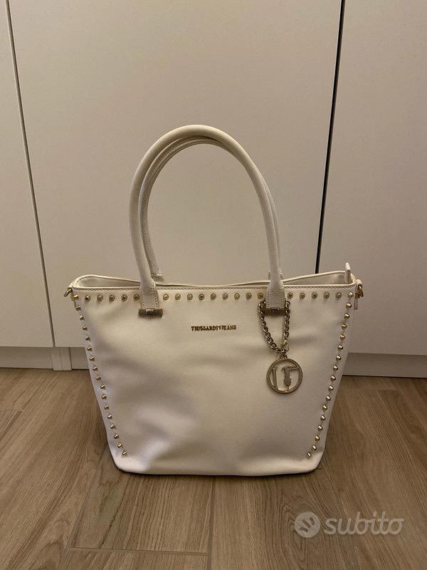 Borsa bianca clearance trussardi