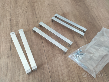 6 Maniglie per pensili e cassetti NUOVE