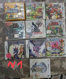 collezione giochi per Nintendo DS e 3ds 