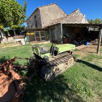 Trattore cingolato Agrifull 235 con fresa Nardi