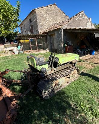 Trattore cingolato Agrifull 235 con fresa Nardi