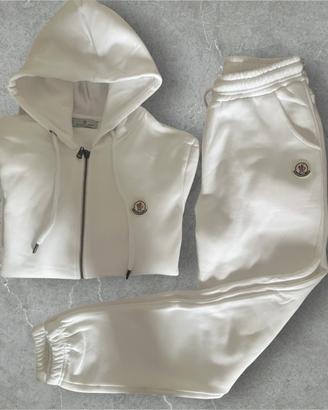 Tuta Moncler bianca