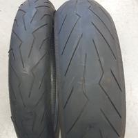 treno gomme Pirelli Diablo Rosso 3 120/70ZR17 180/