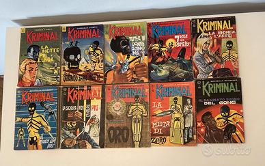 Kriminal 20 nri dal 33 al 104, anche singoli.