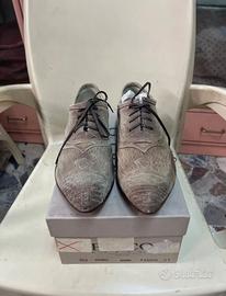 Scarpa elegante artigianale vera pelle