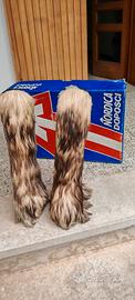Stivali doposci vintage con pelo