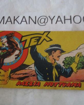 STRISCIA TEX N 14 - 1962 SERIE NAVAJO