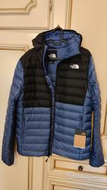 The North Face giacchetto piumino uomo nero viola