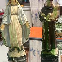 Antica Coppia Madonna SanGiuseppe con bambino