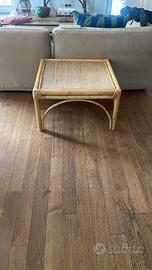 Tavolino da salotto in vimini