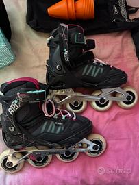 Rollerblade pattini in linea 35-38 + accessori