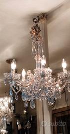 lampadario vintage stile Maria Teresa