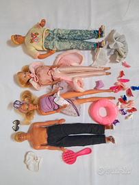lotto Barbie e Ken Mattel anni 80