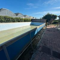 Piacina fuori terra 14,4 metri x 4,5 m altezza 125