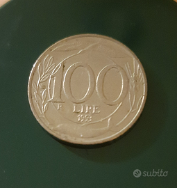 Moneta 100 lire "turrita"1993