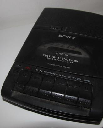 Registratore/Lettore Audiocassette Sony + Cassette