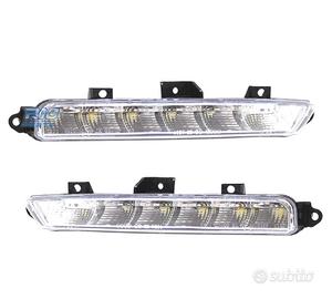 KIT LUCE DIURNA W 221 OMLOGATA MERCEDES AMG CROMO
