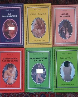 Lotto (7) 10 libri erotici Olympia Press '70 '90