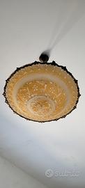 lampadario opale/ alabastro antico