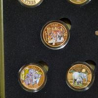 Monete 5 euro animali in via di estinzione 