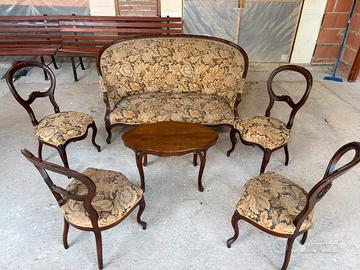Set Salotto Antico Divano