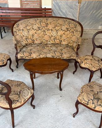 Set Salotto Antico Divano