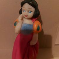 Biancaneve e due nani in gomma vintage