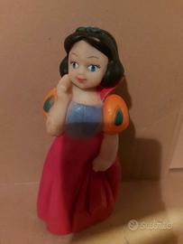 Biancaneve e due nani in gomma vintage