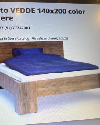 Letto struttura nuova