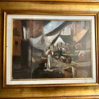 Dipinto olio su tela 40x30 Guido Borelli autentico