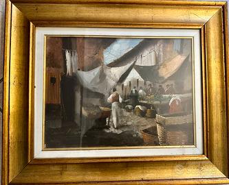 Dipinto olio su tela 40x30 Guido Borelli autentico