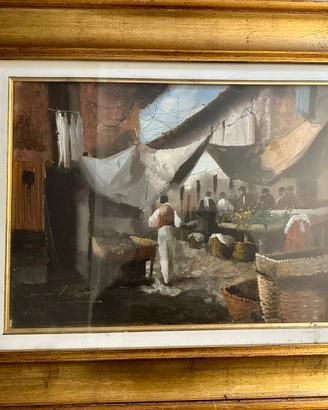 Dipinto olio su tela 40x30 Guido Borelli autentico